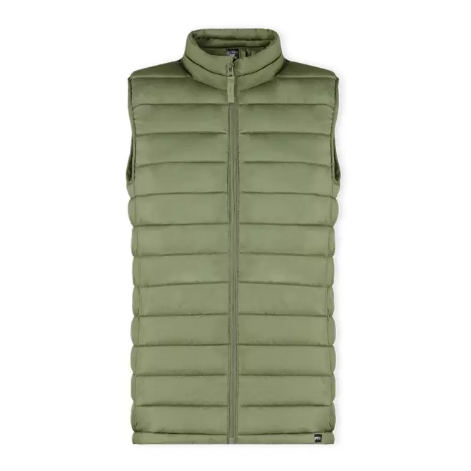 DOUDOUNE SANS MANCHES PERSONNALISABLE 'SANBEL BW RPET' - vert militaire