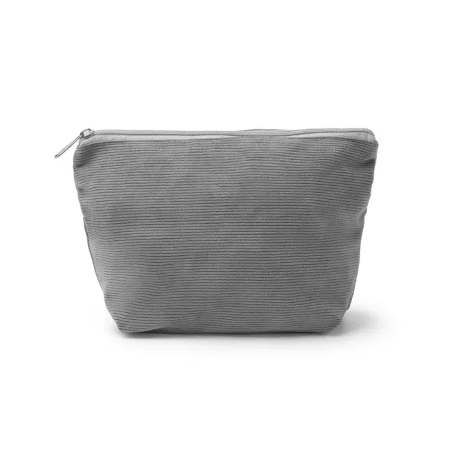 TROUSSE DE TOILETTE PERSONNALISABLE VELOURS 'BUDINSKY' - gris