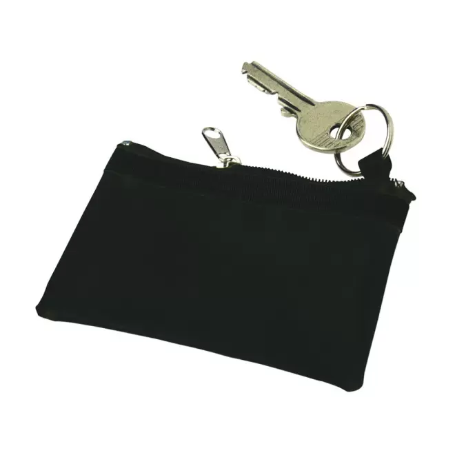 PORTE-MONNAIE/PORTE-CLES PUBLICITAIRE 'CADIX' - noir