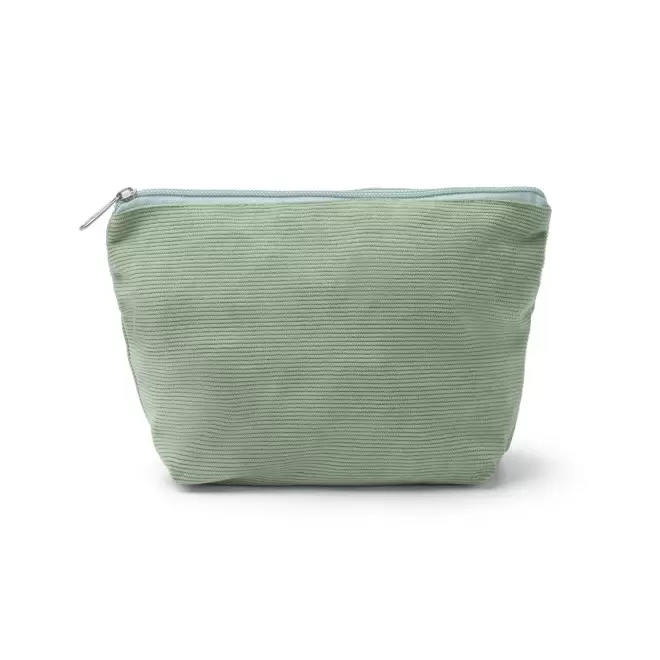 TROUSSE DE TOILETTE PERSONNALISABLE VELOURS 'BUDINSKY' - vert