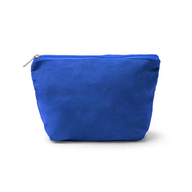 TROUSSE DE TOILETTE PERSONNALISABLE VELOURS 'BUDINSKY' - bleu royal