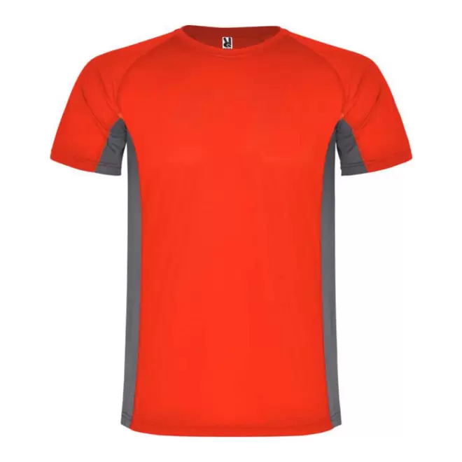 RAPIDE 4J - TEE-SHIRT DE SPORT PERSONNALISE 'SHANGHAI' - rouge/gris