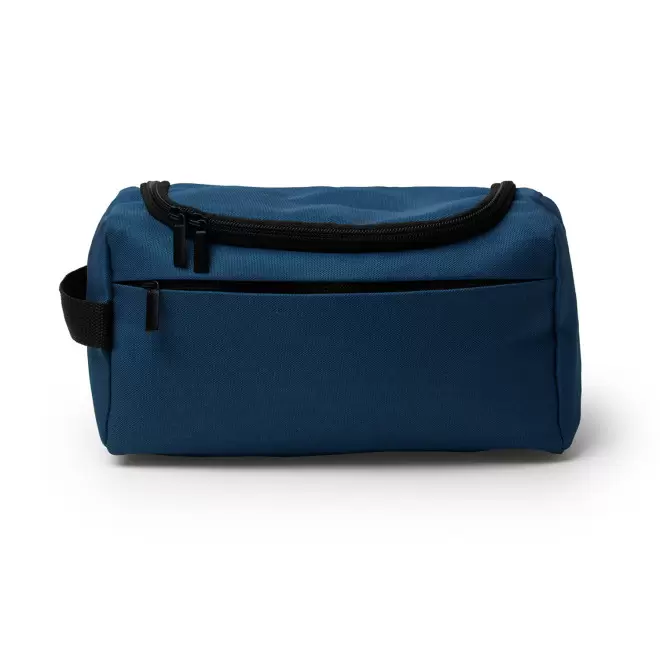 TROUSSE DE TOILETTE PERSONNALISABLE RPET 'NIXO' - bleu marine
