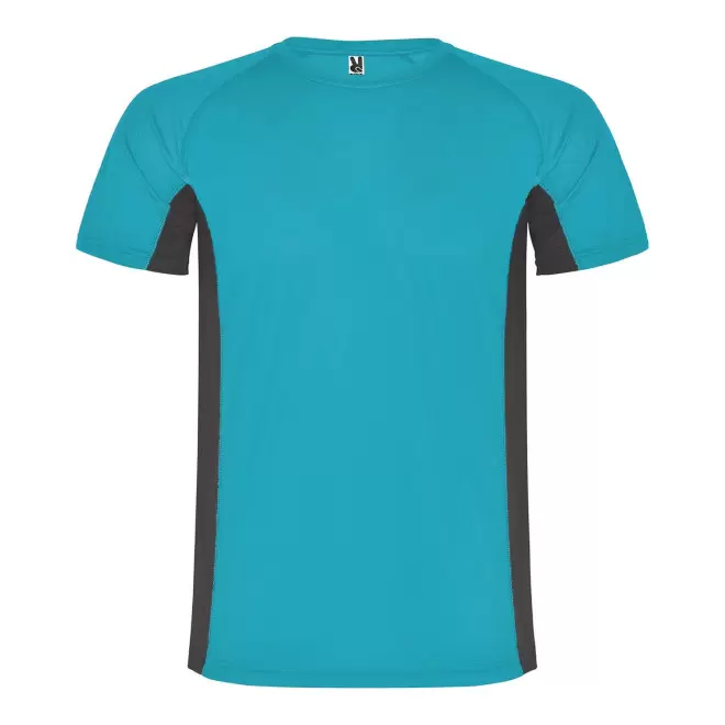 TEE-SHIRT DE SPORT ENFANT PERSONNALISABLE 'SHANGHAI' - bleu/gris