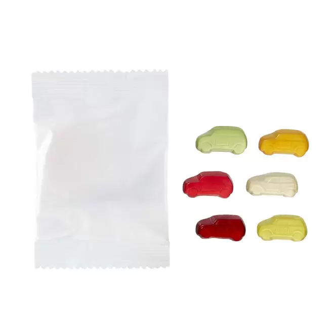 BONBONS SANS GELATINE PERSONNALISE 'PIMPY VEGGIE' - voiture