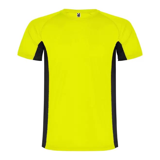 RAPIDE 4J - TEE-SHIRT SPORT ENFANT PERSONNALISE 'SHANGHAI' - jaune/noir