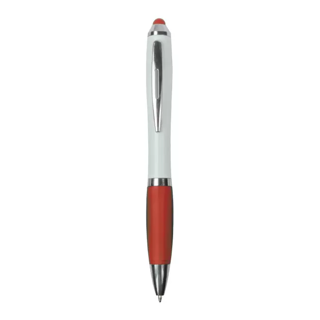 STYLO POUR ECRAN TACTILE PERSONNALISABLE 'NASH BLANCO' - rouge