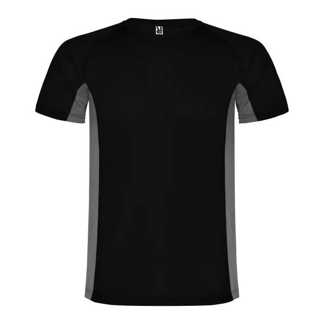 RAPIDE 4J - TEE-SHIRT SPORT ENFANT PERSONNALISE 'SHANGHAI' - noir/gris