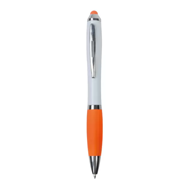 STYLO POUR ECRAN TACTILE PERSONNALISABLE 'NASH BLANCO' - orange