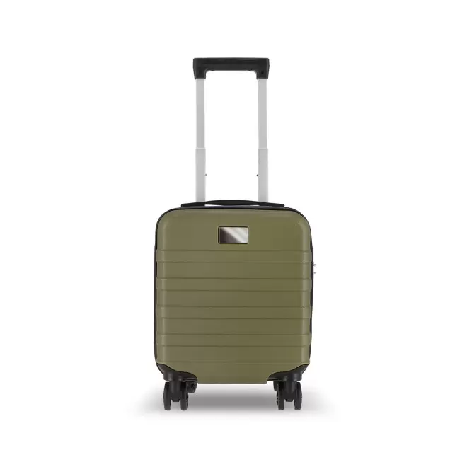 VALISE TROLLEY CABINE PERSONNALISEE 'ZOLAX 14 POUCES' - vert olive