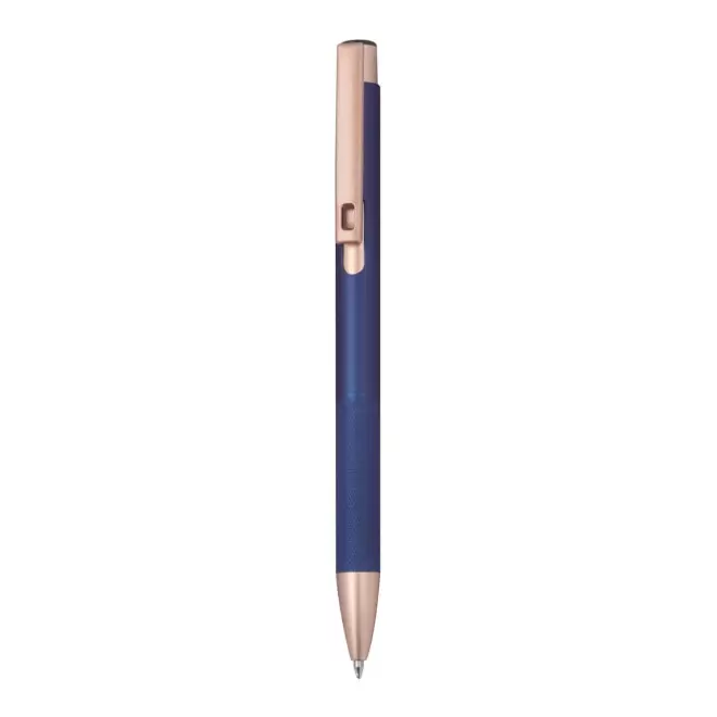 STYLO EN ALU RECYCLE PERSONNALISE 'AURORA' - bleu foncé