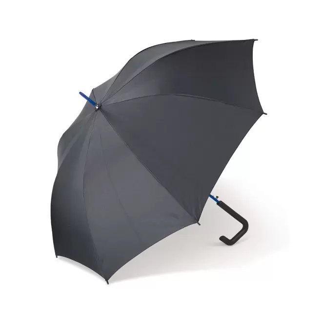 PARAPLUIE POIGNEE CARREE PERSONNALISABLE 'CANCAN' - noir/bleu