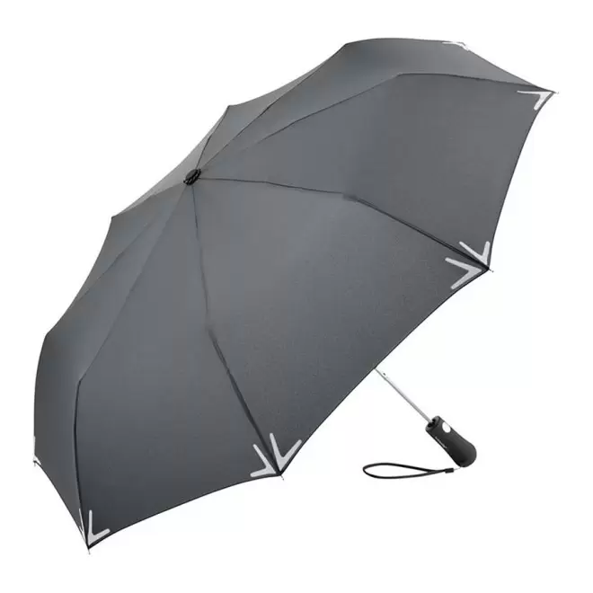 PARAPLUIE PERSONNALISABLE REFLEC FARE® 'MINI RAINLIGHT' - gris