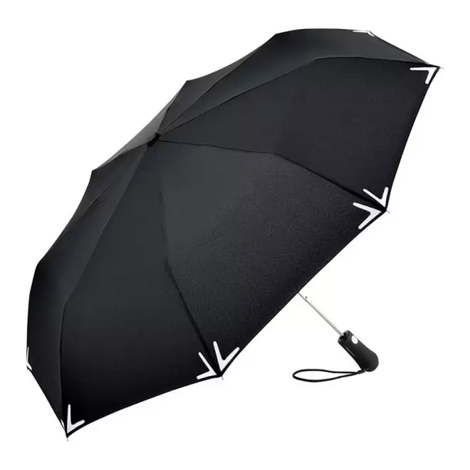 PARAPLUIE PERSONNALISABLE REFLEC FARE® 'MINI RAINLIGHT' - noir