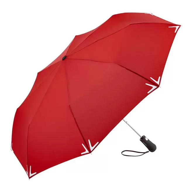 PARAPLUIE PERSONNALISABLE REFLEC FARE® 'MINI RAINLIGHT' - rouge