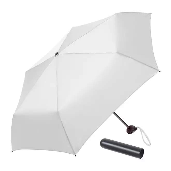 PARAPLUIE TEMPETE PLIABLE MANUEL PERSONNALISABLE FARE® 'PARISA' - noir/blanc