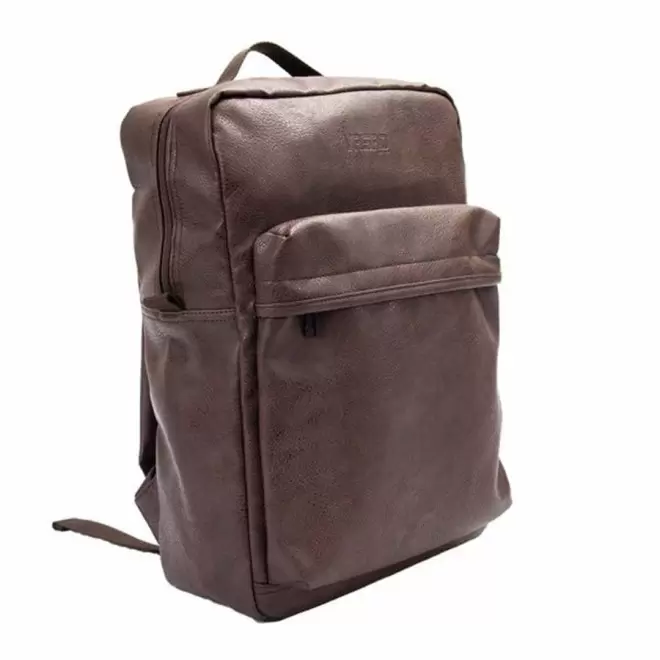 SAC À DOS ORDINATEUR PUBLICITAIRE 'FURGED' - brown