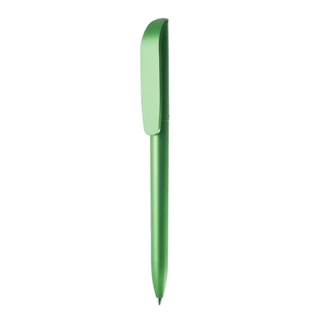 STYLO À BILLE BIC® PERSONNALISABLE 'SUPER CLIP GLACÉ' - vert