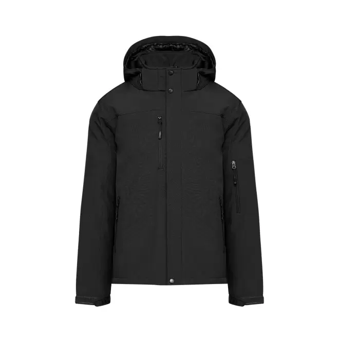 SOFTSHELL HOMME PERSONNALISABLE 'KARISOFT CAPUCHE' - noir