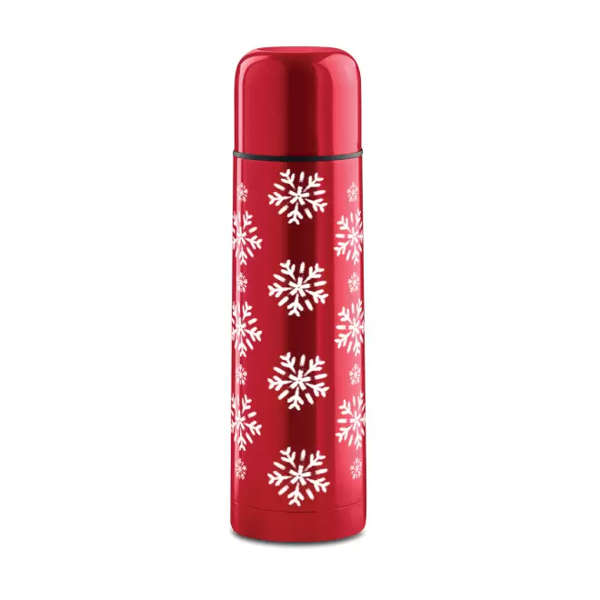 BOUTEILLE ISOTHERME 500ML PERSONNALISABLE 'CHATEL NOEL' - rouge