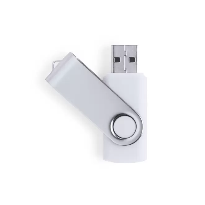 CLÉ USB PERSONNALISÉE 'TWISTER' 16GO - EXPÉDITION RAPIDE 4 JOURS - blanc