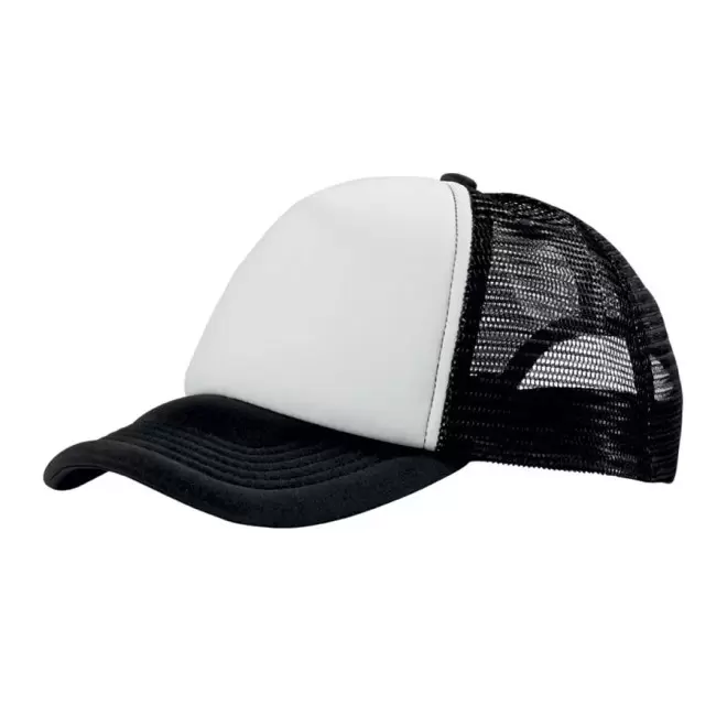 CASQUETTE PERSONNALISABLE TRUCKER 'BULL' - EXPEDITION RAPIDE 4 JOURS - noir/blanc