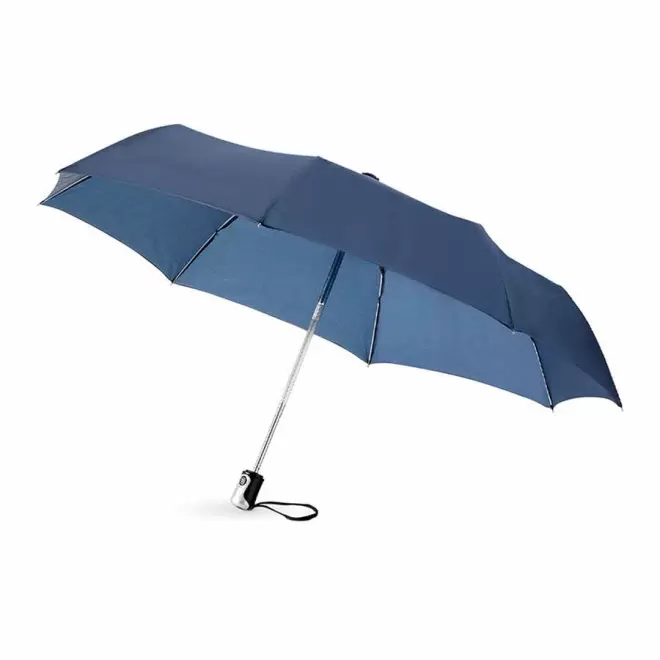 PARAPLUIE PERSONNALISÉ PLIABLE AUTO 'BALMORE' - EXPÉDITION RAPIDE 4 JOURS - bleu marine