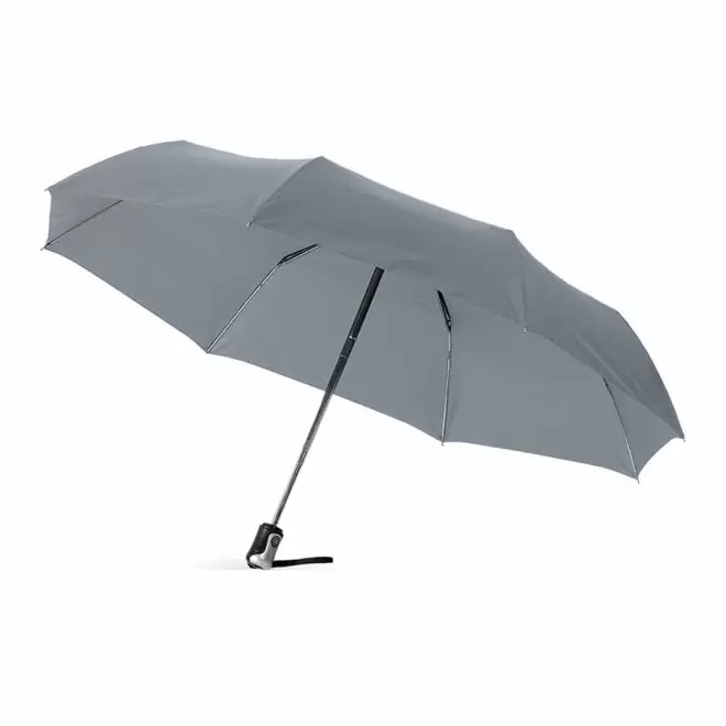 PARAPLUIE PERSONNALISÉ PLIABLE AUTO 'BALMORE' - EXPÉDITION RAPIDE 4 JOURS - gris