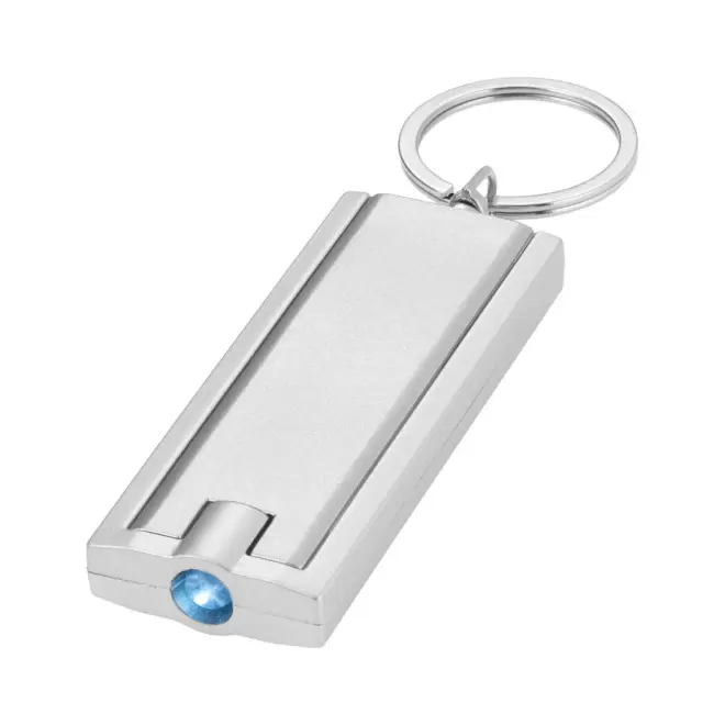 RAPIDE 4J - PORTE-CLÉS PERSONNALISÉ LUMINEUX 'FLAT' - argent