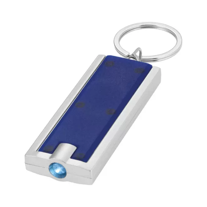 RAPIDE 4J - PORTE-CLÉS PERSONNALISÉ LUMINEUX 'FLAT' - bleu