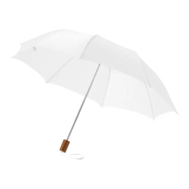 PARAPLUIE PERSONNALISÉ PLIABLE 'LINWOOD' - EXPÉDITION RAPIDE 4 JOURS - blanc