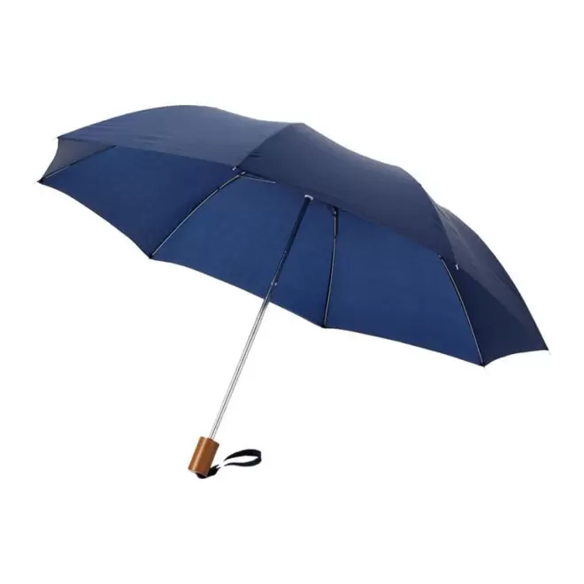 PARAPLUIE PERSONNALISÉ PLIABLE 'LINWOOD' - EXPÉDITION RAPIDE 4 JOURS - marine