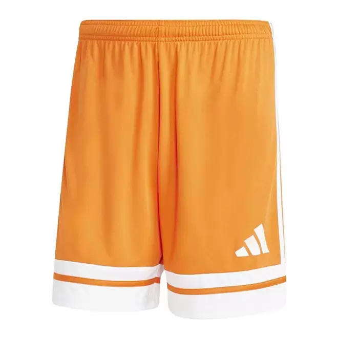 SHORT DE SPORT ADIDAS PERSONNALISABLE 'SQUADRA 25' - orange/blanc