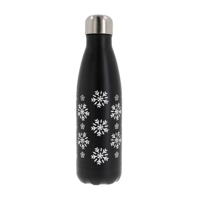 BOUTEILLE ISOTHERME 500 ML PERSONNALISABLE 'ASTRIO NOEL' - noir mat