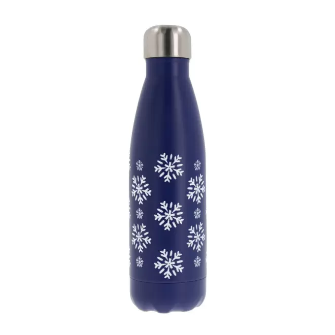 BOUTEILLE ISOTHERME 500 ML PERSONNALISABLE 'ASTRIO NOEL' - bleu mat