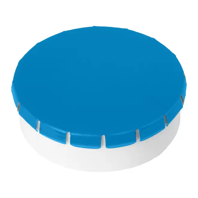 BOITE BONBONS BICOLORE PERSONNALISABLE 'CLIC CLAC EUROPE' - bleu clair