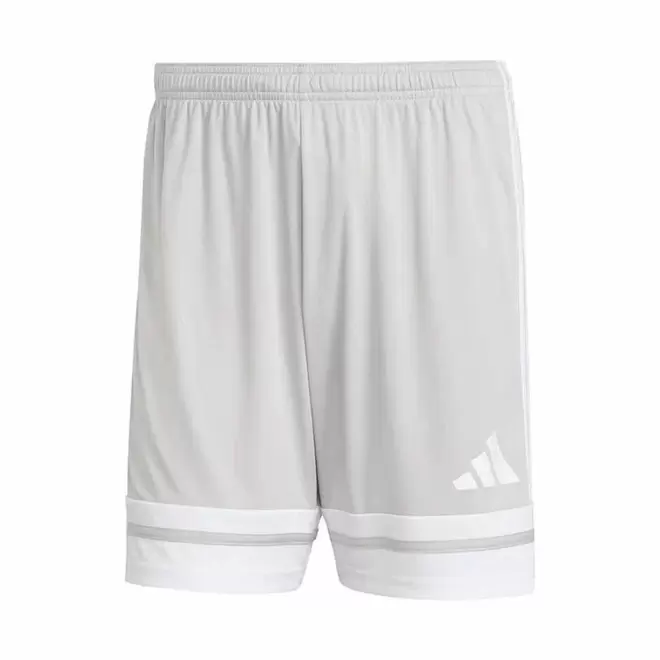 SHORT DE SPORT ADIDAS PERSONNALISABLE 'SQUADRA 25' - gris/blanc
