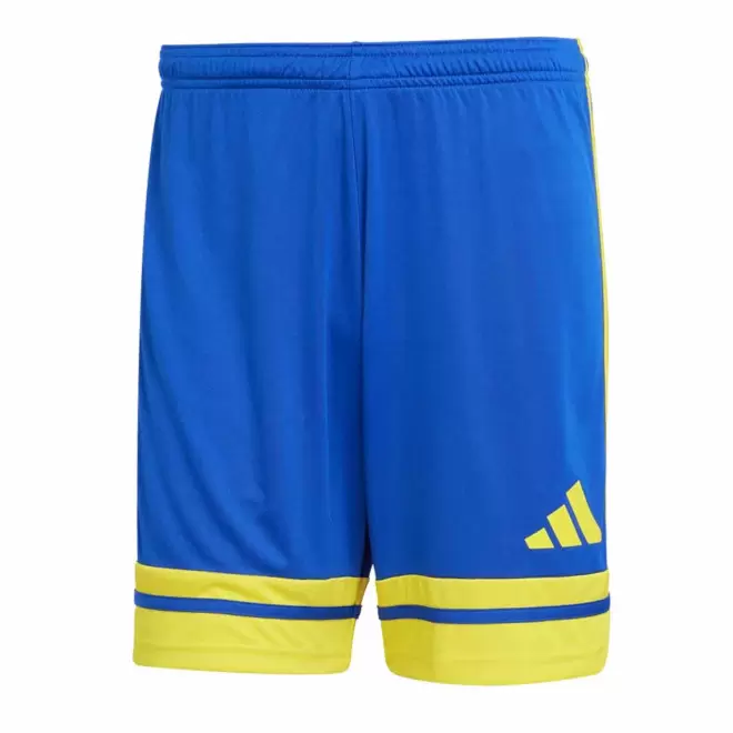 SHORT DE SPORT ADIDAS PERSONNALISABLE 'SQUADRA 25' - bleu royal/jaune