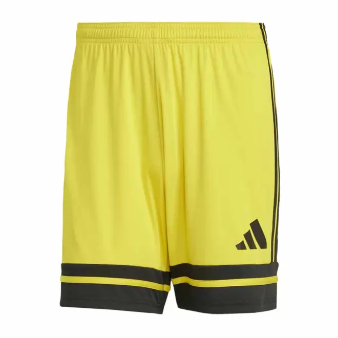 SHORT DE SPORT ADIDAS PERSONNALISABLE 'SQUADRA 25' - jaune/noir