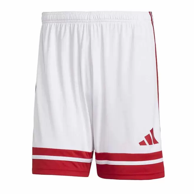 SHORT DE SPORT ADIDAS PERSONNALISABLE 'SQUADRA 25' - blanc/rouge