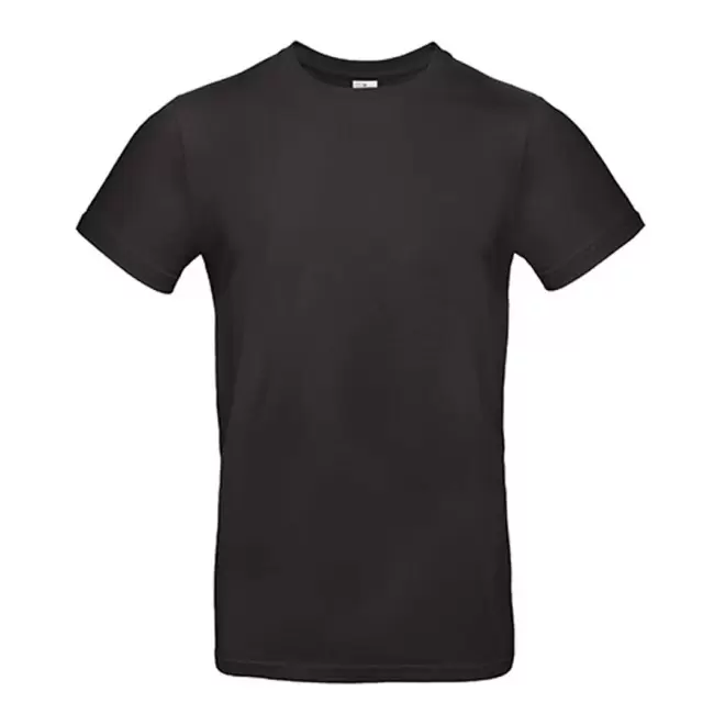 TEE-SHIRT PERSONNALISÉ COL ROND HOMME B&C® 'PALTO 185' - noir