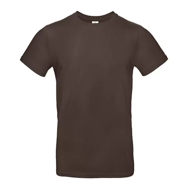 TEE-SHIRT PERSONNALISÉ COL ROND HOMME B&C® 'PALTO 185' - brown