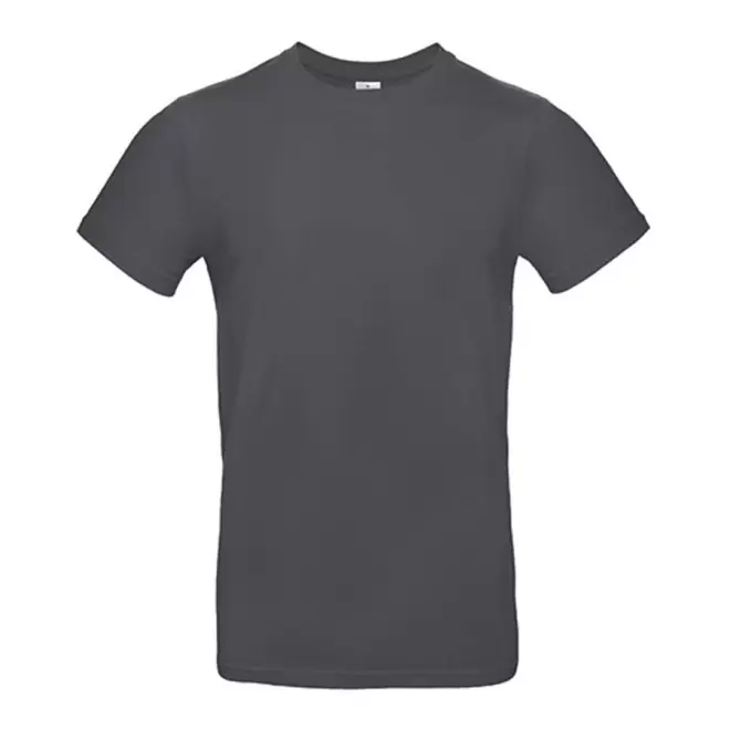 TEE-SHIRT PERSONNALISÉ COL ROND HOMME B&C® 'PALTO 185' - dark grey