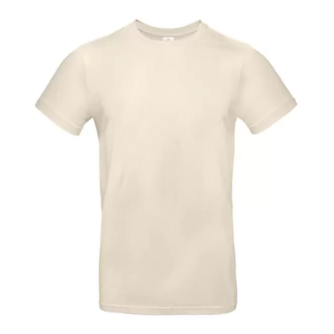 TEE-SHIRT PERSONNALISÉ COL ROND HOMME B&C® 'PALTO 185' - natural