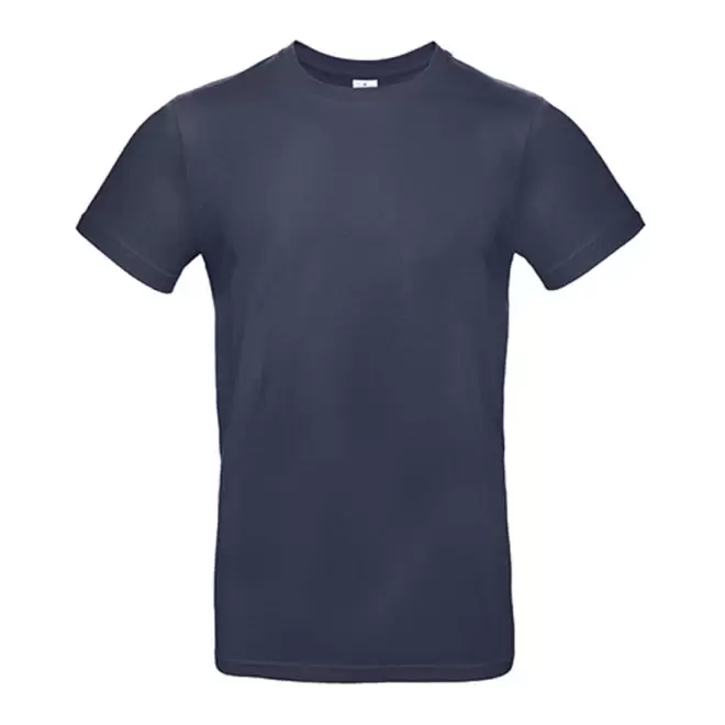 TEE-SHIRT PERSONNALISÉ COL ROND HOMME B&C® 'PALTO 185' - navy blue