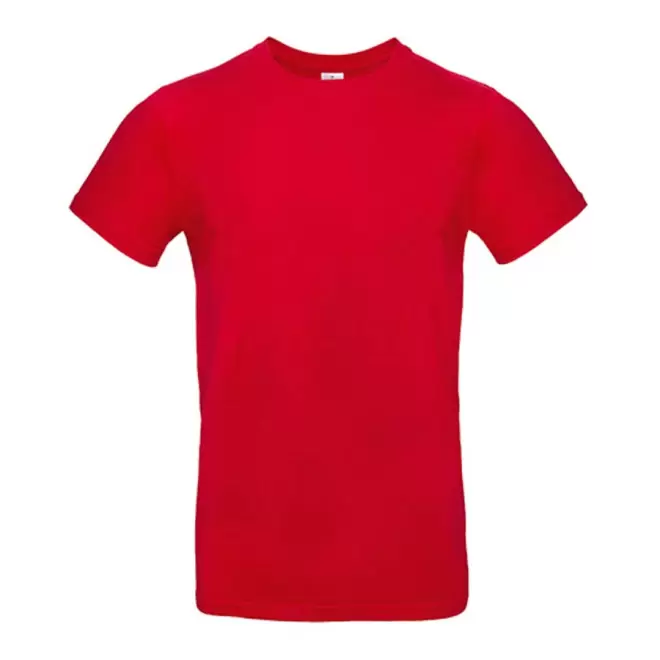 TEE-SHIRT PERSONNALISÉ COL ROND HOMME B&C® 'PALTO 185' - red