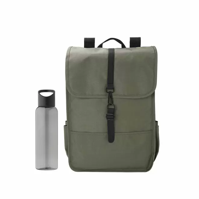 SET SAC ET BOUTEILLE PERSONNALISABLE 'MARGO' - vert