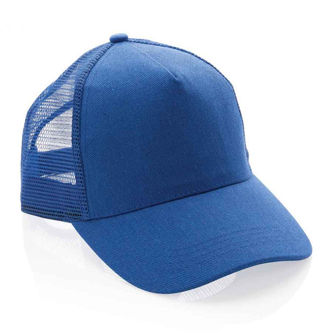 CASQUETTE PERSONNALISÉE TRUCKER IMPACT® 'KOURRA' - bleu