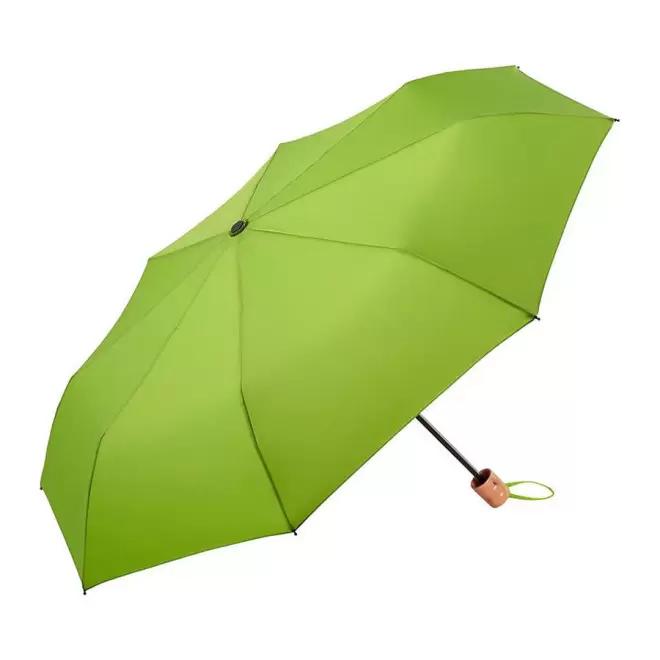 PARAPLUIE PUBLICITAIRE DE POCHE AVEC SAC FARE® 'LIVERPA' - lime