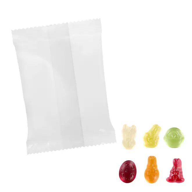 BONBONS GOMME DE FRUITS PERSONNALISABLE 'PIMPY' - pâques